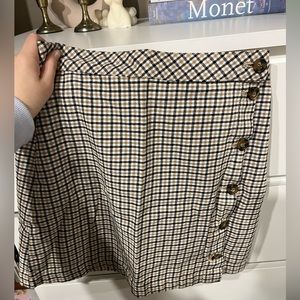Plaid H&M skirt
